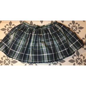 Baby Gap Girls Size 18 To 24 Months Navy & Green Lined Skirt